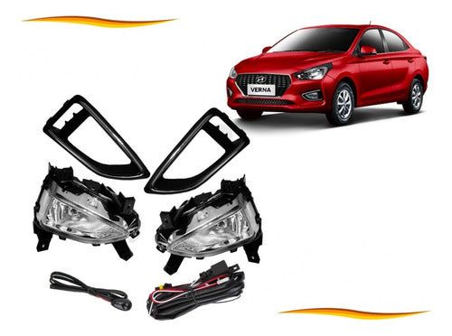 Kit Neblineros Hyundai Verna 1.4 2020
