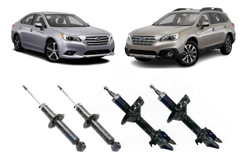 Amortiguador Delantero + Trasero Subaru Legacy 2010 2021 Outback 2010 2015