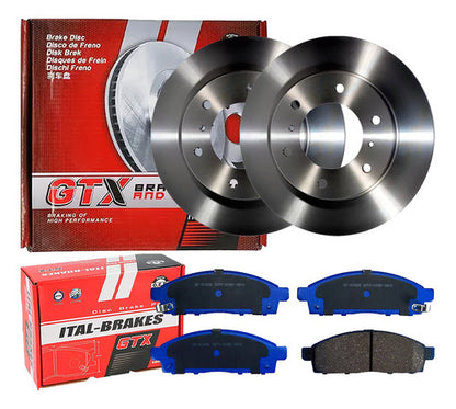Par Discos Freno + Pastillas Mitsubishi L200 2006 2022