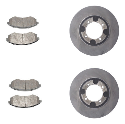 Discos Con Pastilla Freno Hyundai Elantra 1992 2000