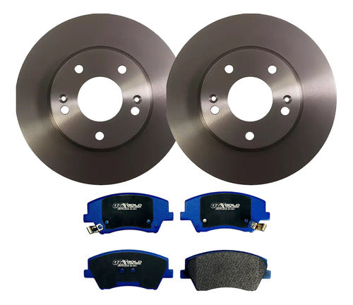 Discos Freno Con Pastilla Ceramica Kia Niro 2017 2022