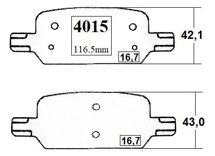 Pastilla Freno Trasero Chevrolet Colorado 2.8 2021