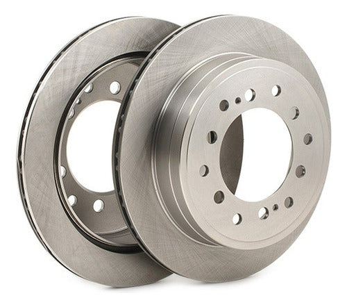 Par Discos Freno Toyota Prado 2009 2022 Trasero