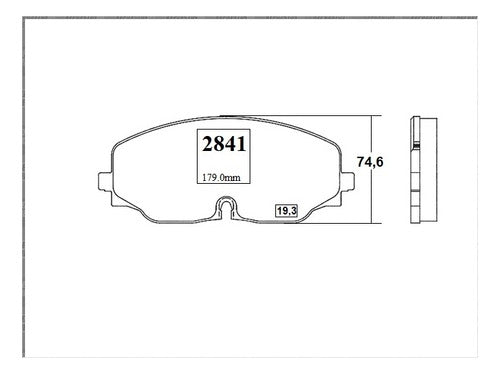 Pastilla Freno Delantero Volkswagen Atlas 3.6 2020