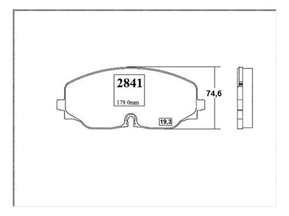 Pastilla Freno Delantero Volkswagen Atlas 3.6 2020