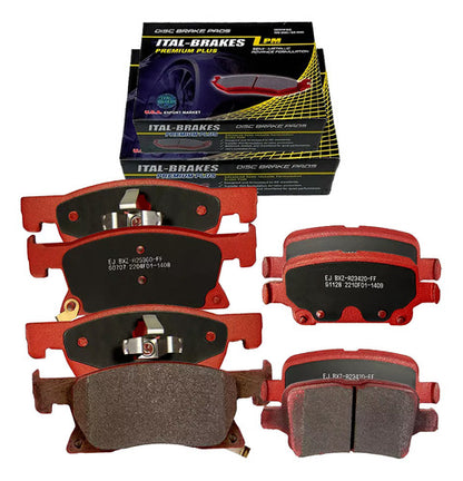 Kit Pastillas Delanteras + Traseras Freno Chevrolet Cruze 2017 2020