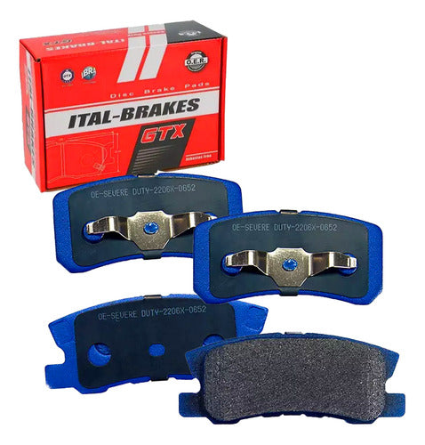 Kit Pastillas Delanteras + Traseras Freno Mitsubishi Pajero 2000 2012
