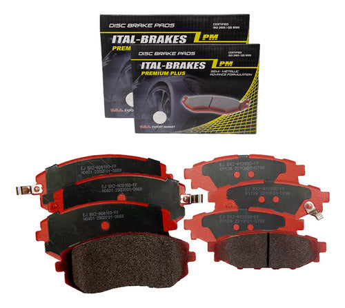 Kit Pastillas Delanteras + Traseras Freno Subaru Legacy 2004 2015