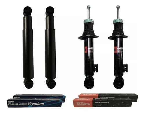 Kit Amortiguadores Mitsubishi L200 2007 2015 Delantero + Trasero