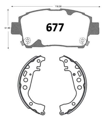 Pastilla Mas Balatas Freno Geely Mk 1.5 2009 2014