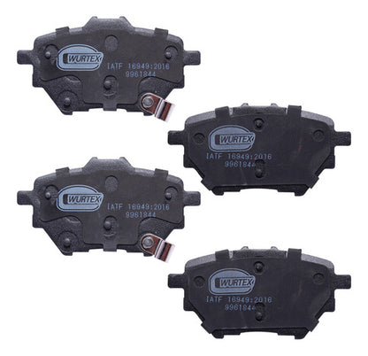 Par Disco Freno + Pastilla Trasero Peugeot Partner 1600 2010 2022