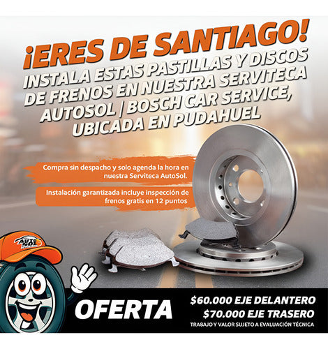 Discos Freno Con Pastilla Volkswagen Crafter 2006 2016