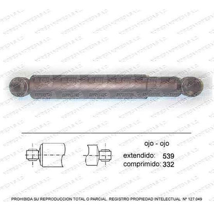 Par Amortiguador R/L Trasero Mazda B2000 Fe 1985 1995
