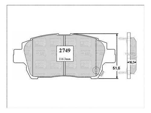 Pastilla Freno Delantero Byd G3 1.5 2012 2014