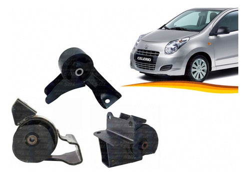 Set Soportes Motor Suzuki Celerio 1.0 2009 2015