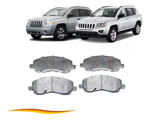 Pastilla Freno Delantero Jeep Compass Patriot Caliber 2006 2017