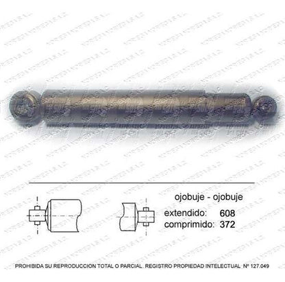 Par Amortiguador R/L Trasero Mazda B2600 G6 1994 2003