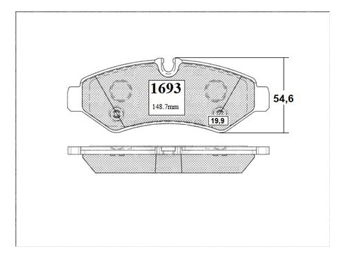 Pastilla Freno Trasero Mercedes Sprinter 415 2018