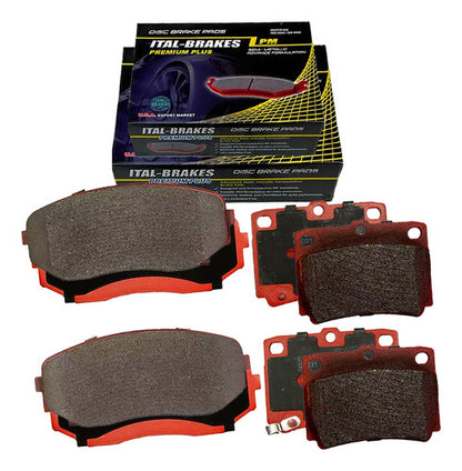 Kit Pastillas Delanteras + Traseras Freno Mitsubishi Montero Sport 2015 2021