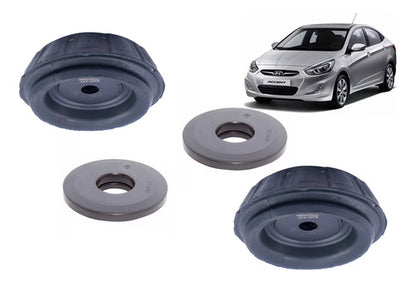 Cazoletas + Rodamiento Hyundai Accent Rb 2012 2020 Par