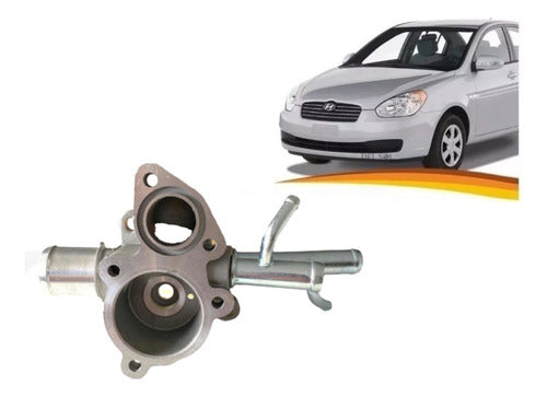 Base Termostato Hyundai Accent New 1.4 G4ee 2006 2012