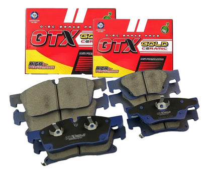 Kit Pastillas Delanteras + Traseras Freno Dodge Durango 2020 2022