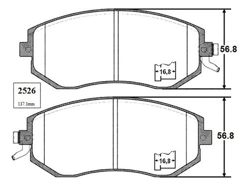 Pastilla Freno Delantero Subaru Forester 2.5 2009 2014