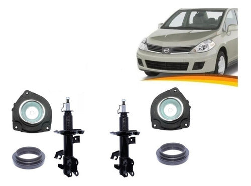 Par Amortiguador Delantero Nissan Tiida 2005 2013