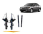 Par Amortiguador Mazda 3 1.6 2006 2009 Delantero + Traseros