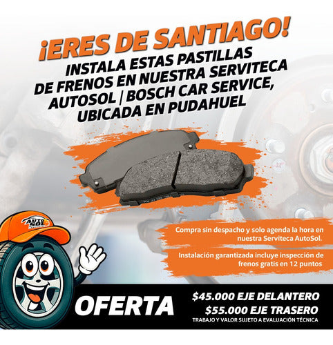 Kit Pastillas Delanteras + Traseras Freno Chery Tiggo 2 2016 2024