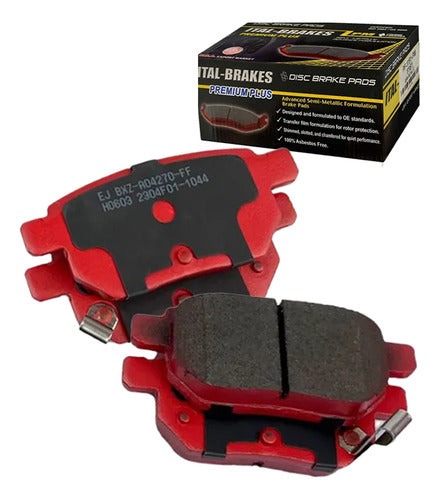Kit Pastillas Delanteras + Traseras Freno Chery Tiggo 3 2017 2023
