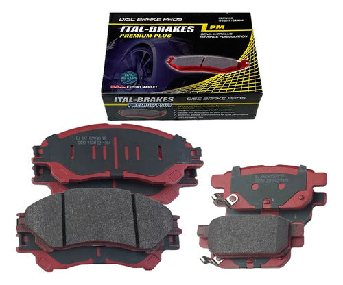 Kit Pastillas Delanteras + Traseras Freno Suzuki Sx4 2016 2020