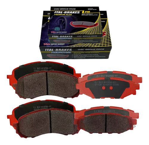 Kit Pastillas Delanteras + Traseras Freno Subaru Impreza Sx 2012 2020