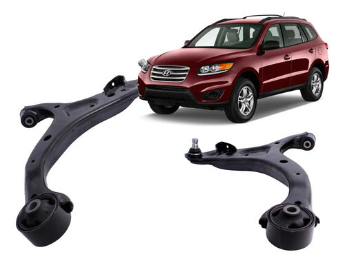 Bandeja Inferior Hyundai Santa Fe 2010 2013 Par