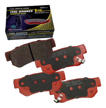 Kit Pastillas Delanteras + Traseras Freno Hyundai Azera 2006 2011