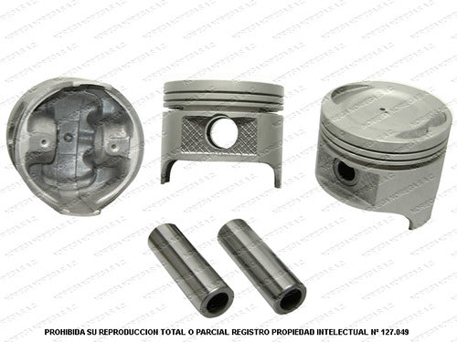 Juego Pistones Mazda B2000 Fe 1985 1987