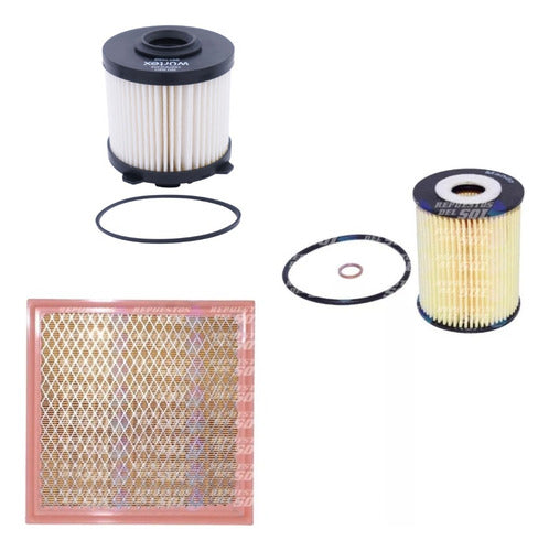 Kit Filtros Orlando 2.0 2012 2018 Aire Aceite Petrolio