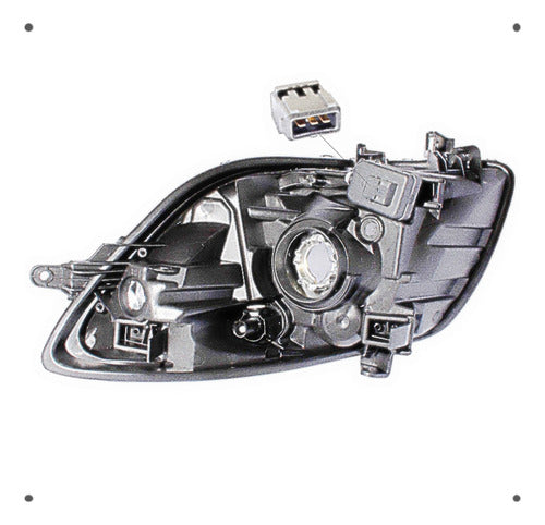 Optico Izquierdo Toyota Yaris Sport 1.3 Ncp90 2006 2008