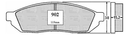 Pastilla Freno Delantero Suzuki Maruti I 800 1995 1999