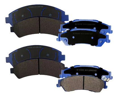 Kit Pastillas Delanteras + Traseras Freno Gtx Chevrolet Blazer 2000 2006