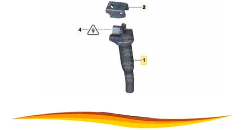 Bobina Encendido Bmw 114 116 118 E87 F20 F21 316 318 E46 E90