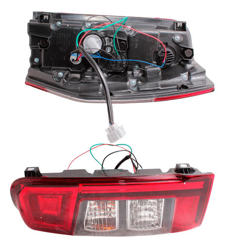 Farol Trasero Mitsubishi L200 2019 2023 Izquierdo Led Rojo