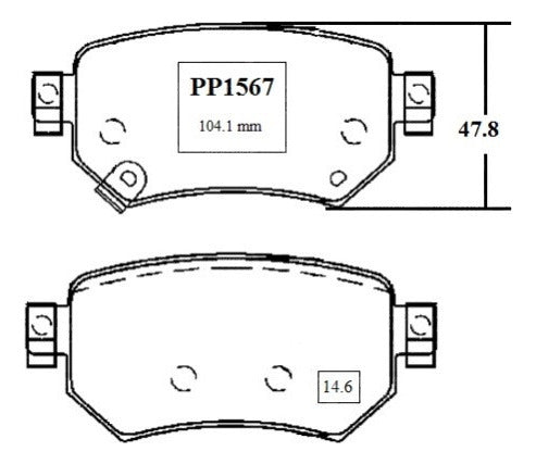 Pastilla Freno Trasero Mazda Mazda 6 2016