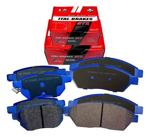 Kit Pastillas Delanteras + Traseras Freno Great Wall Voleex C50 2013 2014