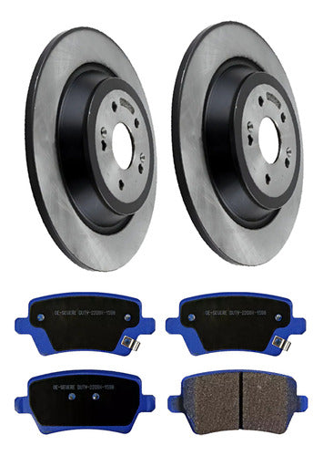 Discos Freno + Pastilla Ceramica Jetour X70 2021 2024