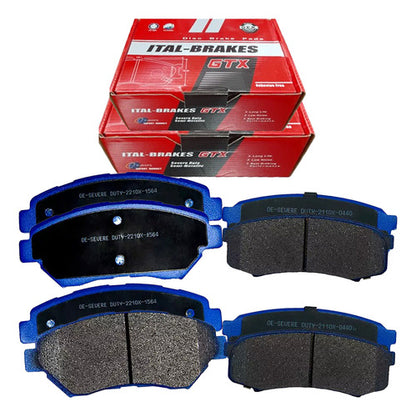 Kit Pastillas Delanteras + Traseras Freno Gtx Jmc New Vigus Work 2022 2023