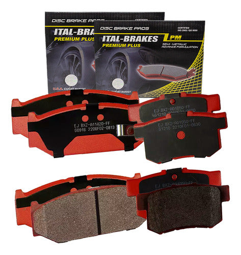 Kit Pastillas Delanteras + Traseras Freno Suzuki Swift 2005 2012