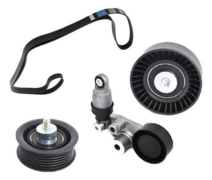 Kit Tensor Correa Alternador + Poleas Actyon 2006 2011