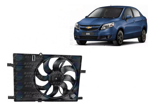 Radiador Motor Chevrolet Sail 1.4 2011 2015 Mec + Electro