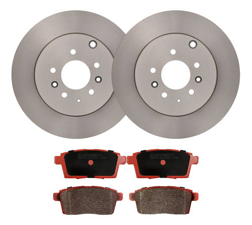 Discos Freno Con Pastilla Traseras Mazda Cx9 2007 2016